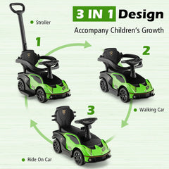 Kids Licensed Lamborghini Ride on Car with Push Handle