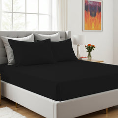 Surprise Colour Plain Dyed Fitted Sheet or Pillowcase | Each Order Delivered in a Random Colour | Single, Double, King Sizes & Pillowcases Sold Separately | Soft, Breathable, Durable Bedding | Easy Care Fabric | LOCAL WAREHOUSE | UK SELLER