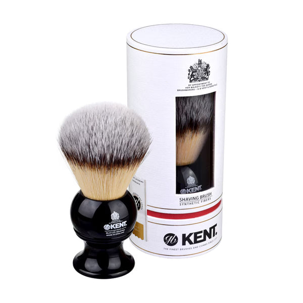 Kent Extra Large Synthetic Shaving Brush, Black