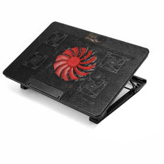 Laptop Cooling Pad 3/5 Fans Adjustable Stand USB Quiet Cooler with LED for 12–17 Inch Notebook