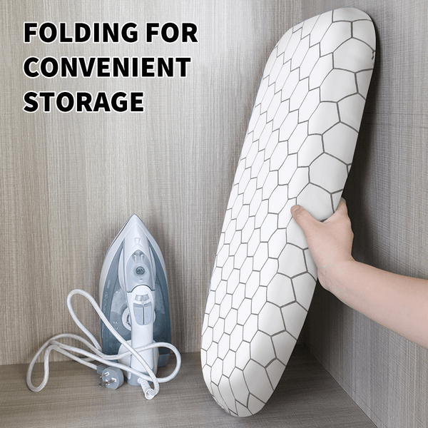 A Compact, Foldable Ironing Board Measuring 66X40Cm, Easy to Store And Lightweight, Making It Ideal for Small Living Spaces Like Apartments And Dorms. It Features Adjustable Height for Convenience