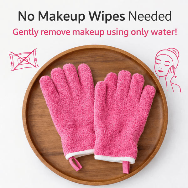 Make Up Remover Gloves Skincare Products For Women Sensitive Skin Wet Wipes Make Up Remover Pads Make Up Remover Products Make Up Remover Wipe for Eyes Facial Sponges Your Face Sensitive Wipes Soft Microfiber Towel Suitable For Women Clean Girl Accessorie