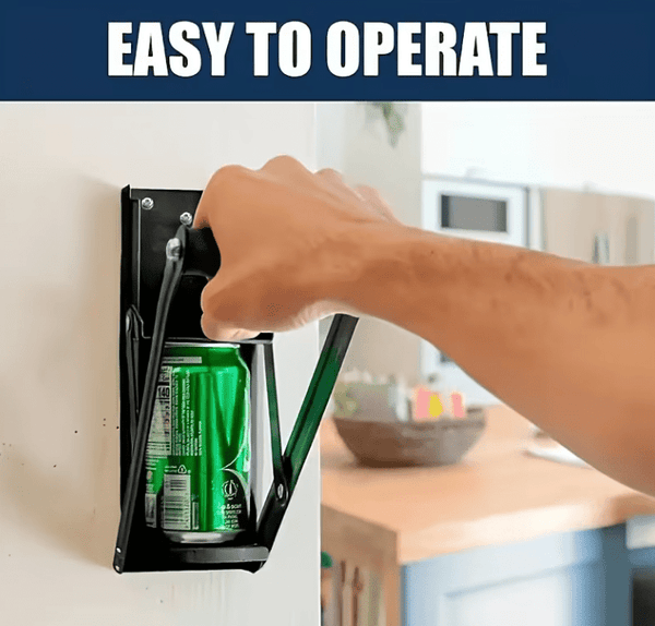 1pc Heavy Duty 16-Ounce Metal Can Crusher- Wall-Mounted Beverage, Beer Can and Bottle Compressor- Suitable Recycling and Home Use- and Halloween