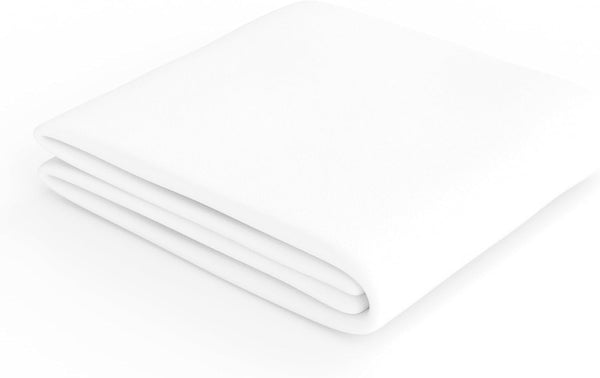 Amazon Basics Soft Microfibre Single Fitted Sheet, Deep Pocket 12 Inch (30 Cm), White