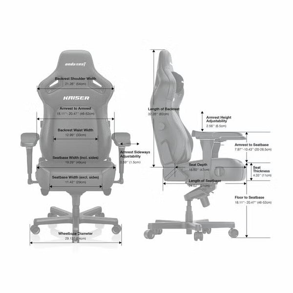 Anda Seat Kaiser Series 4 Large Gaming Chair, Purple