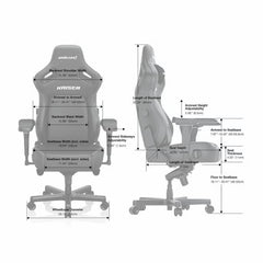 Anda Seat Kaiser Series 4 Large Gaming Chair, Purple