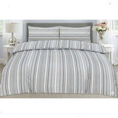 100% Cotton Complete Bedding Duvet Cover Set - Includes Double Duvet Cover, Double Fitted Sheet & two Matching Pillowcases - Comfortable Soft Comforter Cover Bedding Set for Bedroom - Premium Quality Bedding Set
