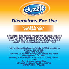 Duzzit Shake & Fresh Carpet Odor Pet Fresh 3 Pack (3 × 500g) Carpet Freshening Powder for Homes with Pets