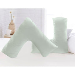 V shaped pillow case microfiber Back & Neck Support Pregnancy/Nursing V Pillowcase cover only Microfiber.