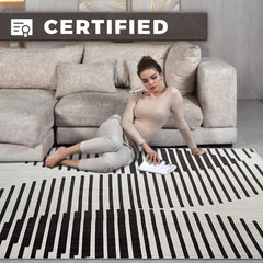 1pc Ultra Soft Printed Rug – Modern Non-Slip Living Room Area Rug, Stylish and Soft Printed Mat, Machine Washable Carpet for Bedroom, Home, and Office Floor Decoration