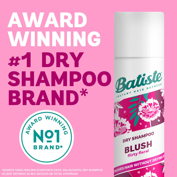 Batiste Blush Dry Shampoo, 6 X 350Ml
