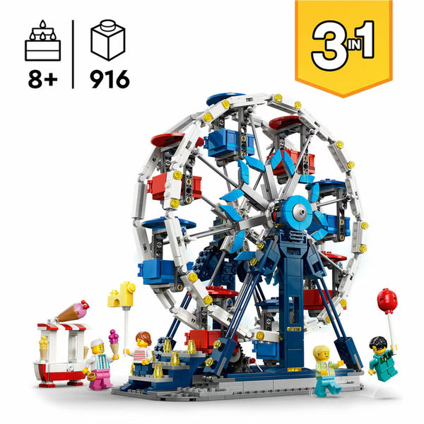 LEGO Creator 3-In-1 Iconic Ferris Wheel - Model 31389 (8+ Years)