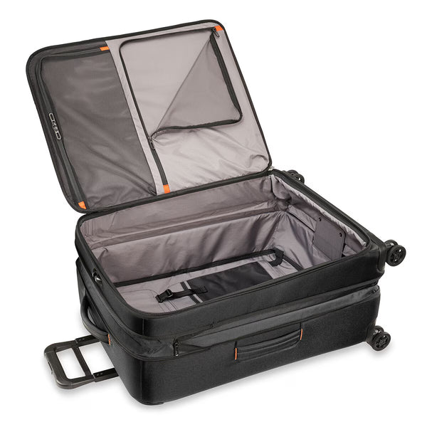 Briggs & Riley ZDX 74Cm Large Expandable 4 Wheel Spinner Suitcase in Black