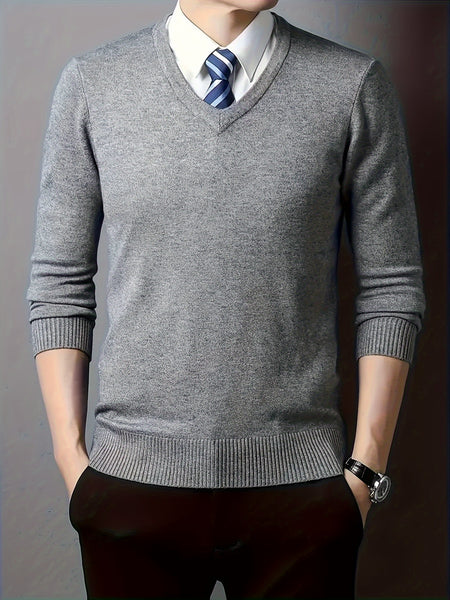 100% Cashmere Men'S Sweater Perfect for Casual Comfort Business Layering The Fabric Is Soft Exceptionally Warm