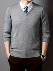 100% Cashmere Men'S Sweater Perfect for Casual Comfort Business Layering The Fabric Is Soft Exceptionally Warm