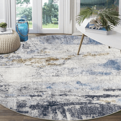 1pc Area Rug Modern Abstract Living Room Boho Art Bedroom Dining Room Nursery Lounge Home Office Grey/ , Home Practical Carpet Round and Rectangular