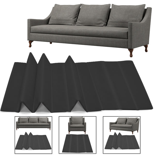 Sofa Seat Support Boards, Black Rejuvenator Boards, Sofa Saver, Adjustable/Foldable Sagging Sofa Support 1-2-3 SEATER SAVERS