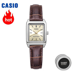 Casio Vintage Small Square Watch for Women and Teens, Simple Analog Style