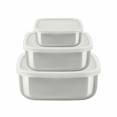 Tramontina Stainless Steel Food Storage Set, 3 Piece