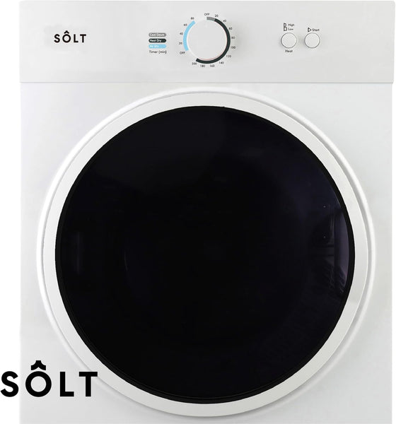Solt SOLVTD3W Vented Tumble Dryer, 3Kg Capacity, White, 65 X 49 X 54 Cm