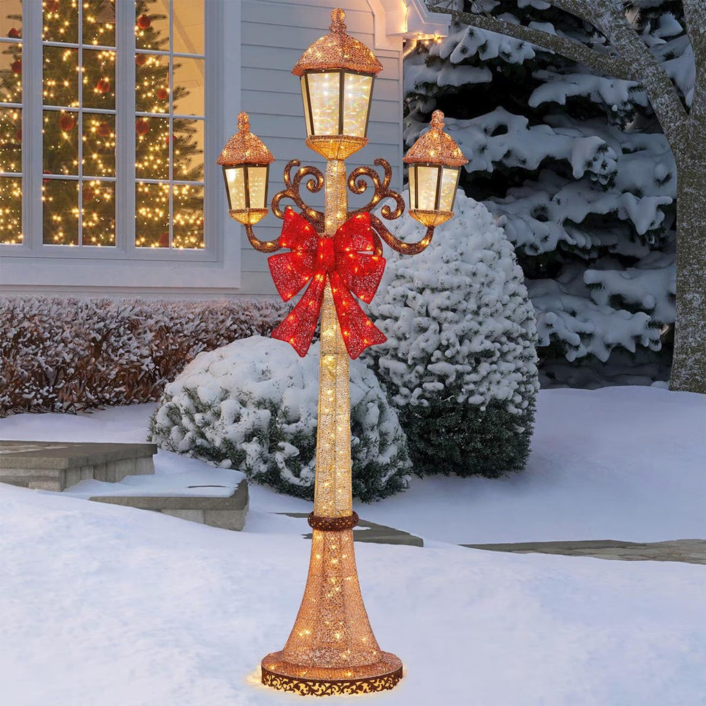 7Ft (2.1M) Lamp Post with 220 LED Lights