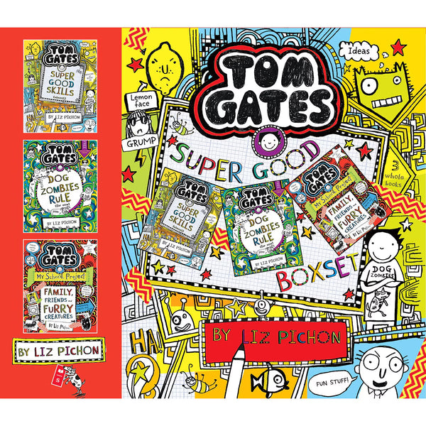 Tom Gates Refreshed X3 Book Collection