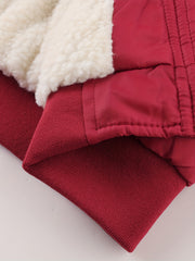 Men's winter lined hooded jacket - a warm and thick outdoor jacket suitable for hiking, hiking, and casual wear