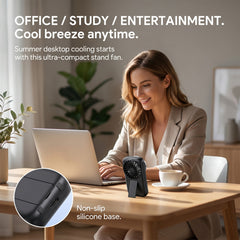 Handheld Mini Fan, Upgrade Strong Cool Wind, 5 Speeds, USB Rechargeable, Compact Pocket-Sized Portable Small Personal Fan for Travel, Cruise, Concerts, Makeup, Summer Gifts for Women Men