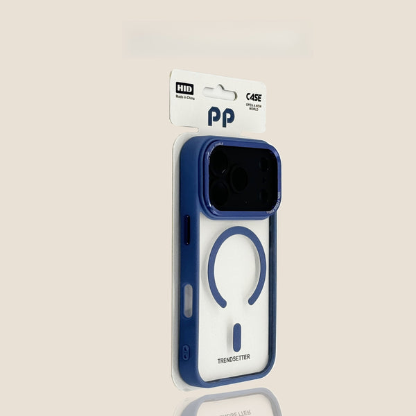 Phone Case - Transparent Premium Protective Case with Magnetic Attachment for Iphone 17 Pro Max Metal Lens