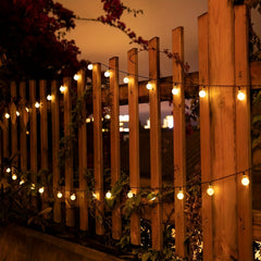 1pc 16.33/22.9/39.3ft (4.98/6.98/11.98m) 20/50/100 LED Bubble Globe Fairy Lights, Outdoor Solar String Lights, Ipx4, 1.7cm Ball, Button Control, for Summer Garden Patio Yard Trees Wedding Birthday Party