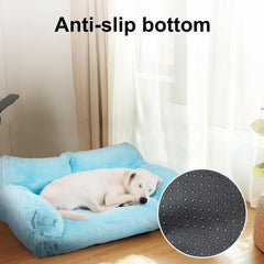 Cat Sofa 66x48x33cm Cat Couch Bed Pet Size 15-20 Stylish Cats Bed Catties Fluffy and Soft Catd Sofa Beds Small Dog Sofas Beds for Dogs and Cats for Small and Medium Dogs