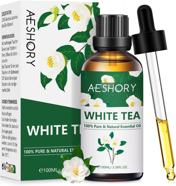 AESHORY Rose Essential Oil 100Ml, 100% Pure Natural Rose Oil for Diffuser, Humidifier, Aromatherapy, Better Sleep, Skin Care, Perfume & Candle Making