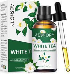 AESHORY Rose Essential Oil 100Ml, 100% Pure Natural Rose Oil for Diffuser, Humidifier, Aromatherapy, Better Sleep, Skin Care, Perfume & Candle Making
