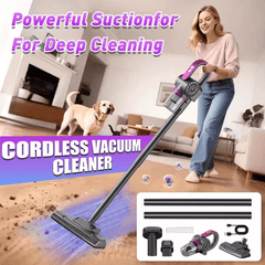 4-in-1 Handheld Vacuum Cleaner Ultra Lightweight Cordless Stick Vac - 8000 Pa Powerful Suction, High-Speed Motor, 3000mAh, Vacuuming & Mopping & Sweeping, Suitable for Home, Carpets, Pet Hair Cleaning, Easy to Operate and Store, 60dB Low Noise, Carpet Cle