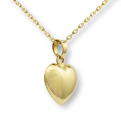 14Ct Yellow Gold Heart Pendant