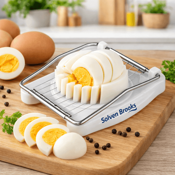 Precision Egg Slicer, Stainless Steel & Durable Plastic, Kitchen Tool for Uniform Slices | Assorted colour