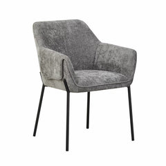 Manila Grey Fabric Dining Chair, 2 Pack