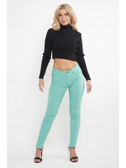 MYT Womens Chino Trousers Ladies Skinny Fit Super Stretch Office Work Casual Chinos Waist Size UK 6-18