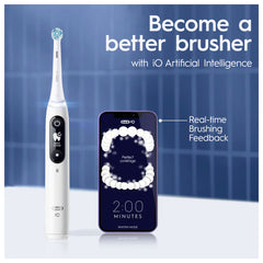 Oral B Io7 Duo Pack White and Black Toothbrushes