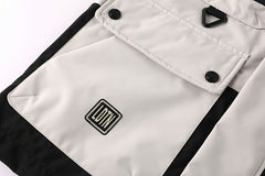 Men's Fashion New Jacket Men's Spring Autumn Thin Casual Multi-Pocket Outdoor High Quality Jacket Coat Men Detachable Hood Outdoor Trendy Design Waist Double Pocket Jacket