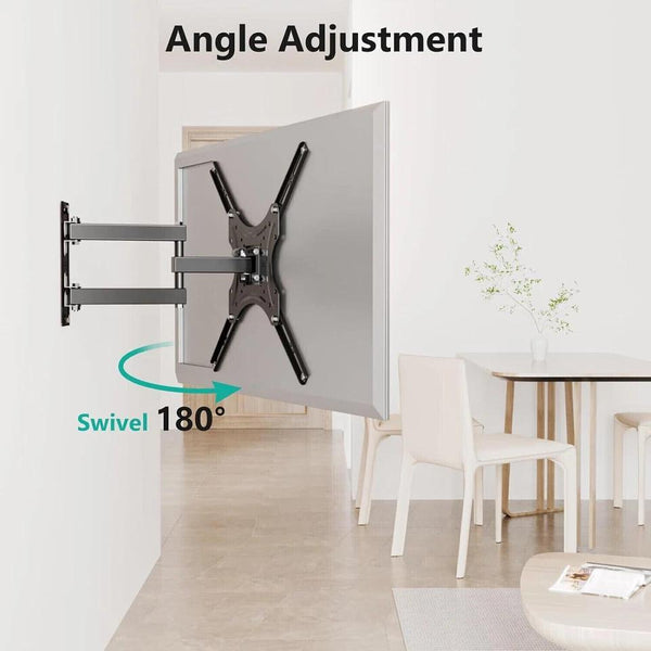 TV Wall Mount Bracket Tilt Swivel Arm 14-55
