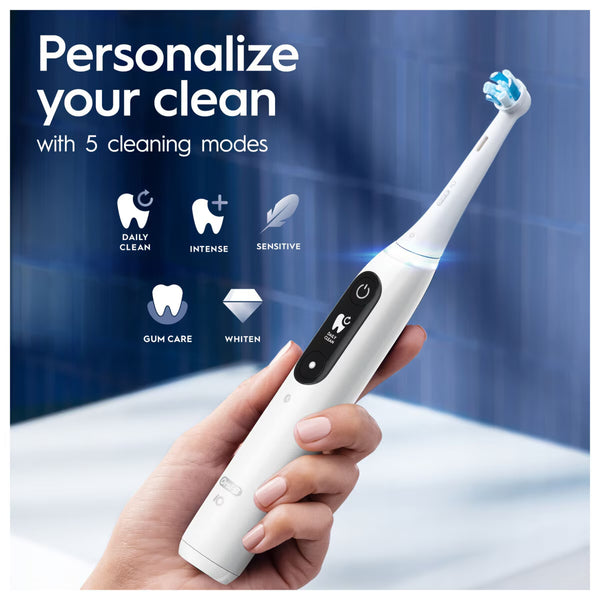 Oral B Io7 Duo Pack White and Black Toothbrushes
