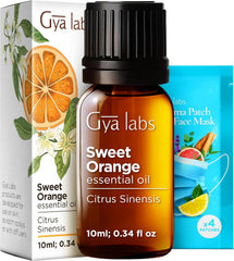Gya Labs Rose Essential Oils for Skin - 100% Pure Natural Rose Oil for Face, Hair, Diffuser, Perfume & Candle Making Scent Aromatherapy (10Ml)