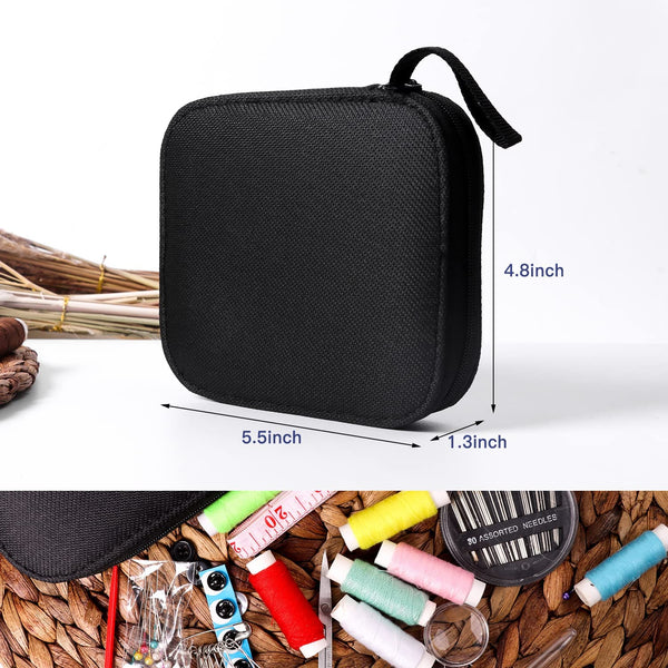JUNING Travel Sewing Kit Portable Sewing Supplies Accessories for Adults, Beginner, Home, Emergency, Including Needle and Thread Kit, Scissors,Tape Measure, Seam Ripper