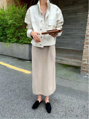 Casual Bag Cover for Women Suitable for Spring, Summer, And Autumn, a Long-Sleeved Retro Motorcycle Jacket Featuring a Three-Dimensional Effect And a Stand-Up Collar Design, Along with a Long-Sleeved Cardigan Top for Women