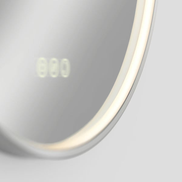 Artika Royce Oval LED Chrome Mirror with Demister