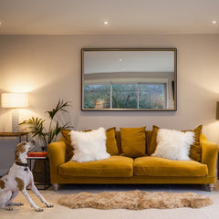 Naturally Sheepskins Long Wool Double Rug in 6 Colours, 180 X 55 Cm
