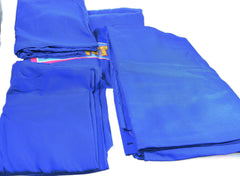 4pcs Royal Blue Double Duvet Set 2 Pillow Cases 1 Double Sheet 1 Double Duvet Cover
