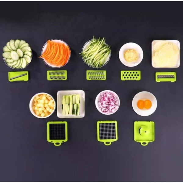 15in 1 Vegetable Chopper Fruit Salad Mandolin Slicer Food Dicer Cutter Peeler