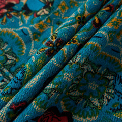 18x18 Inch Reversible Turkish Pattern Pillows (Set of 2 with Inserts) - Romantic Turkey Boho Floral Double Sided Design, Premium Polyester Cover & Fill, Decorative Accent Pillows for Sofa, Chair, Bedroom